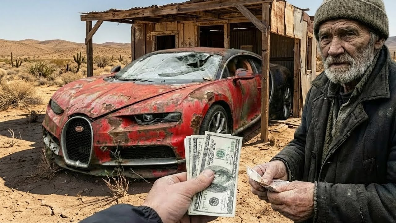 I Bought Bugatti Chiron for ONLY $500! Grandpa Sold Me His Abandoned Supercar Rebuild Car | CarLense