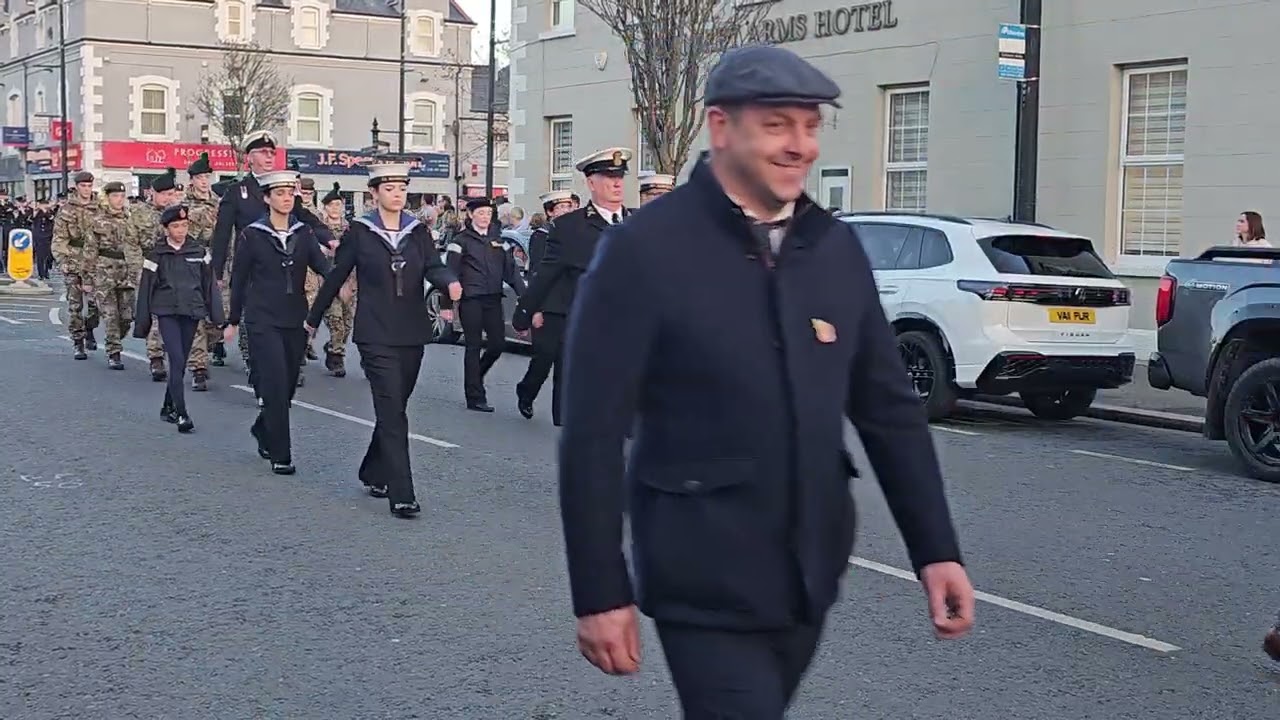 Kilkeel Royal British Legion Remembrance Return Parade Sunday 10th November 2024