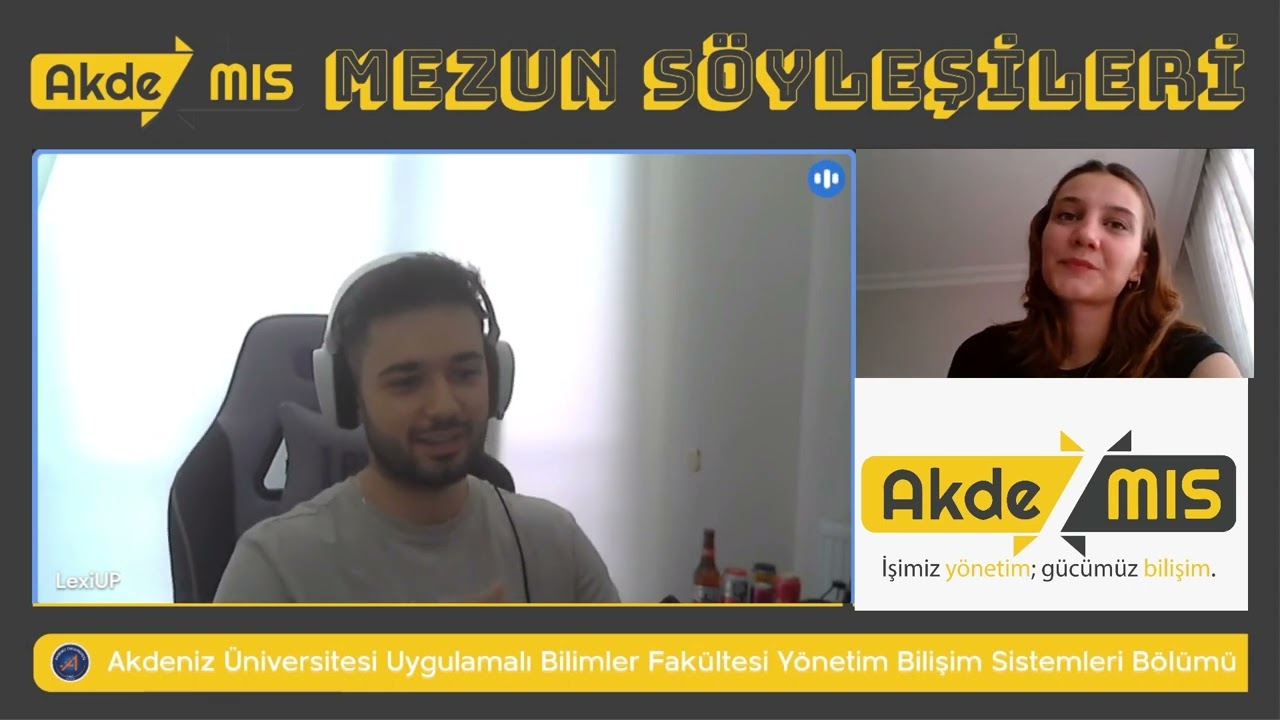 AkdeMIS İle #MezunSöyleşileri w/Umut PEŞKİRCİOĞLU- Akdeniz Üniversitesi,YBS