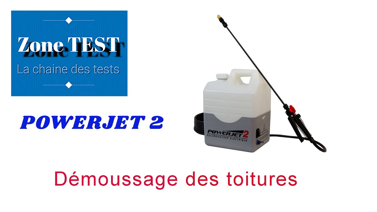 Démoussage et nettoyage des toitures avec POWERJET 2
