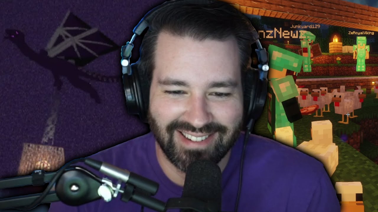 Former Creatures VS Enderdragon! We Finally Beat This After 10 Years?! (Minecraft Funny Moments #15)