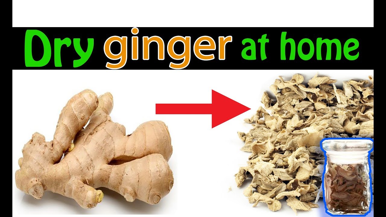 Dry Ginger At Home Easily