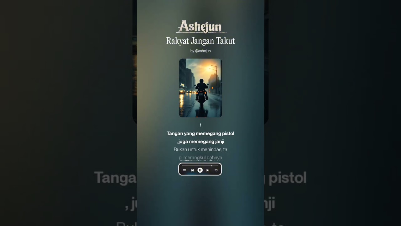 Rakyat jangan Takut
