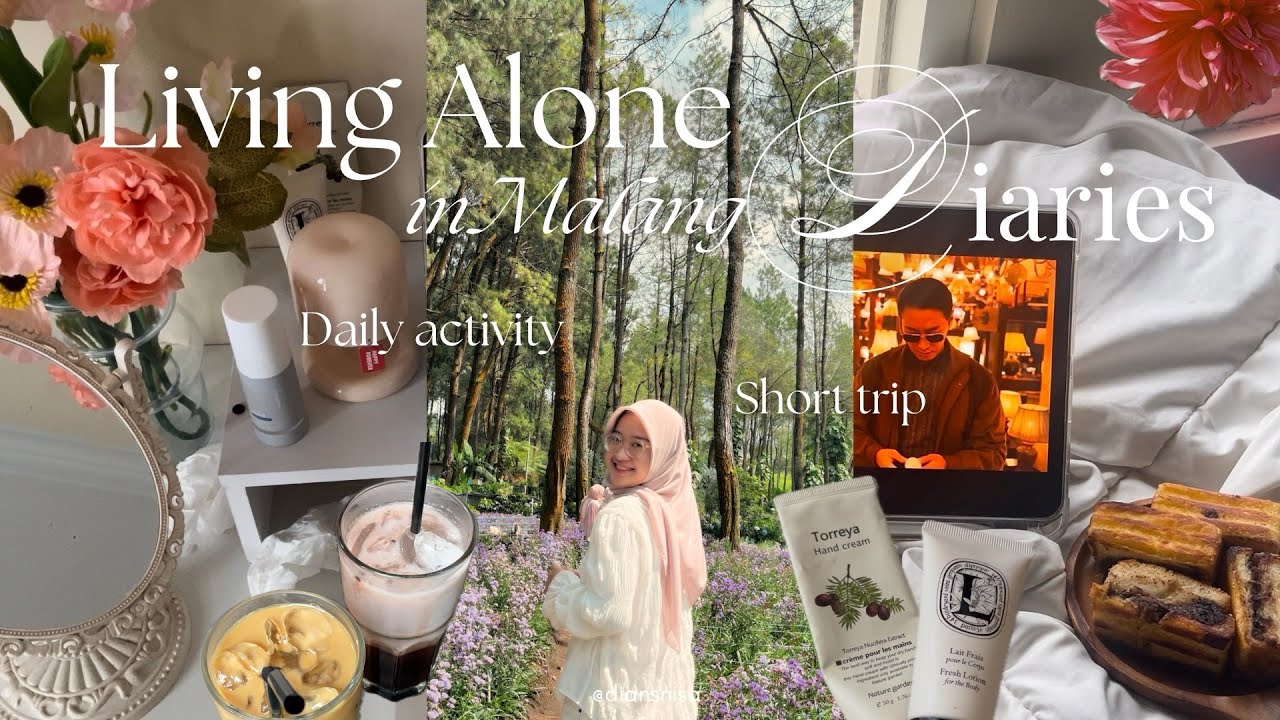 Living Alone Diaries ! | short trip, cooking, cafe, studying, etc🪷🔖🫕