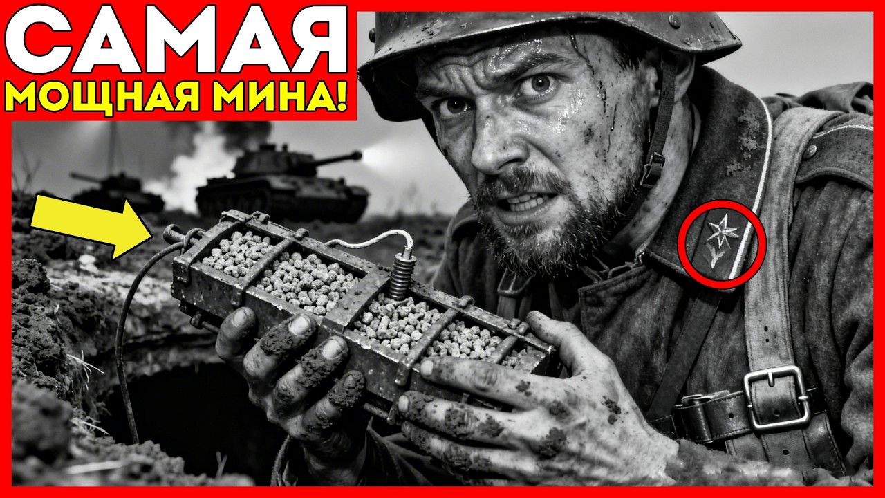 ГИТЛЕР НЕ МОГ ПОВЕРИТЬ: Хромой шахтёр из Донбасса собрал «ЗАПРЕЩЁННУЮ» мину из рельсов — 52 танка...