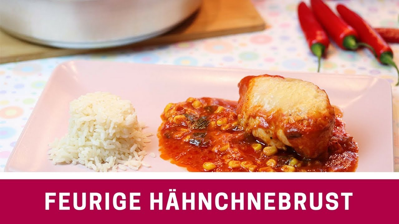 Feurige Hähnchenbrust aus dem Omnia Backofen