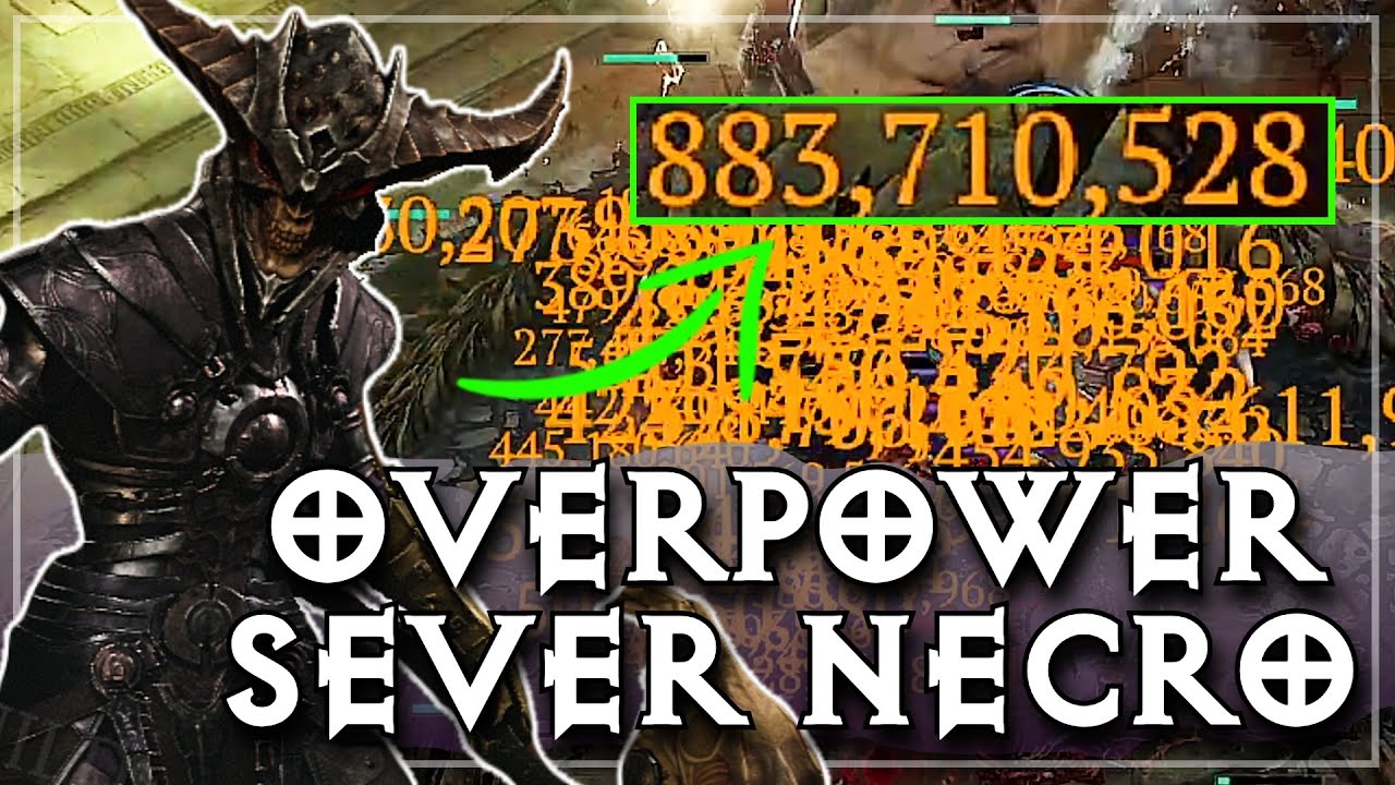 Некромант с билдом Overpower наносит миллиарды урона! Этот билд просто невероятен!