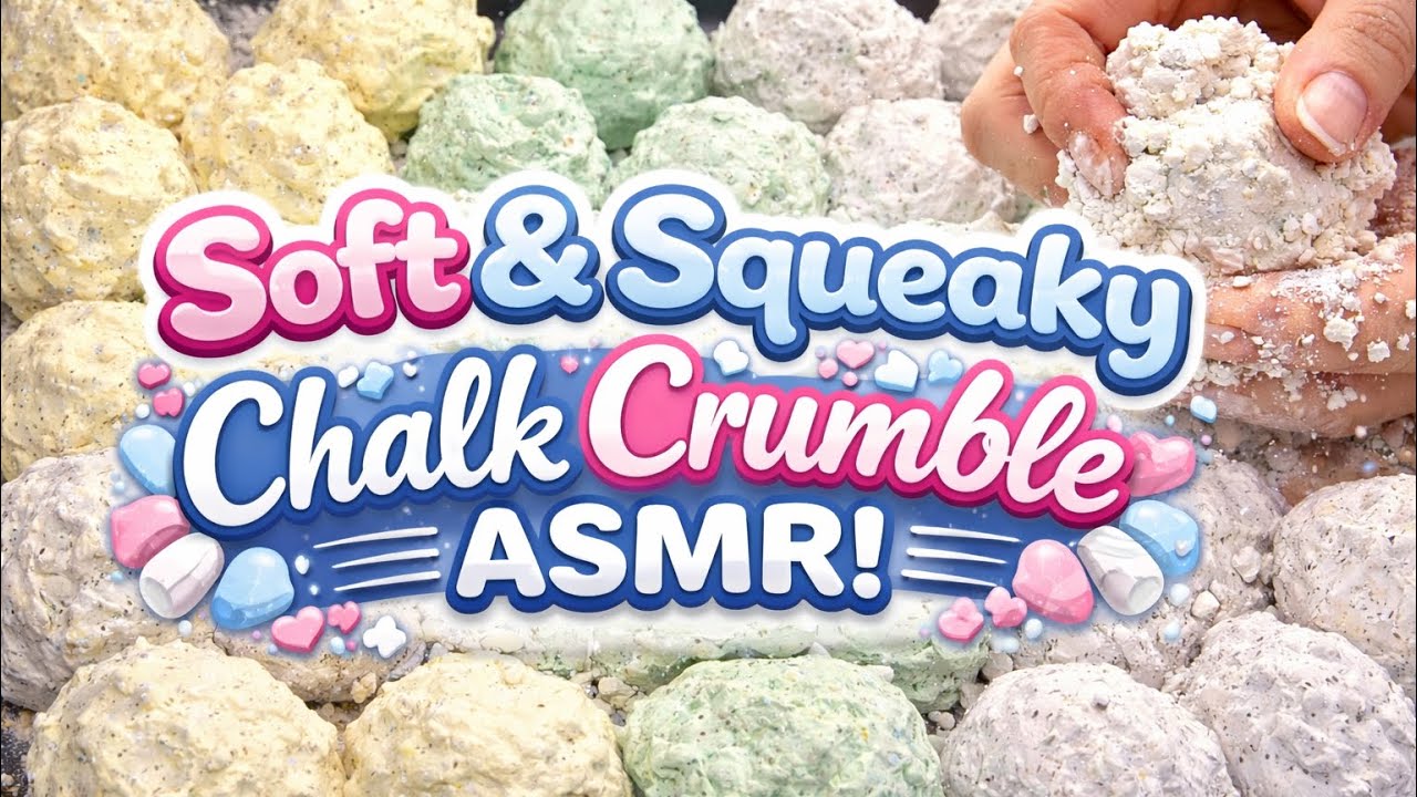 Dreamy Soft Chalk Crumble Sounds 💭| ASMR | @Chalkcrumbleasmr 