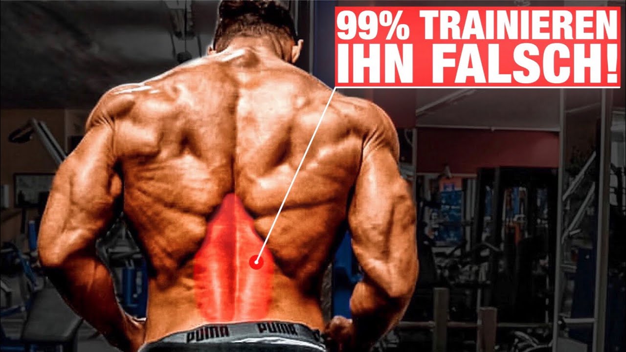 Warum Du DIESEN Rücken Muskel NICHT richtig triffst! | Unterer Rücken Training