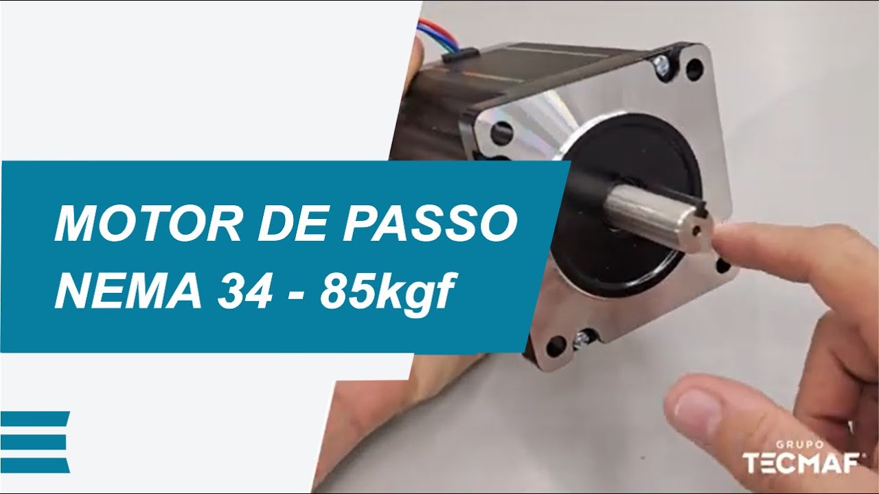 Motor de Passo 85kgf Nema 34  | Tecmaf