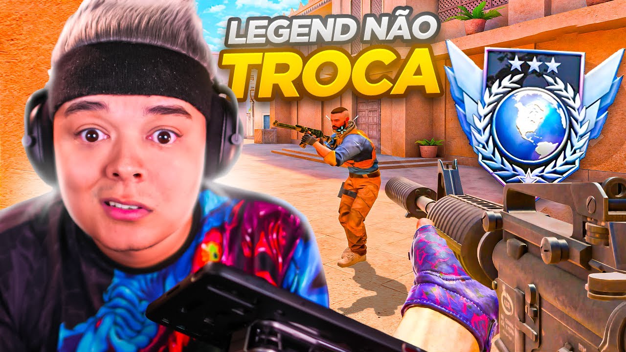 CAIU THE LEGEND CONTRA e ELE NEM VIU A COR DO MAPA! - STANDOFF 2