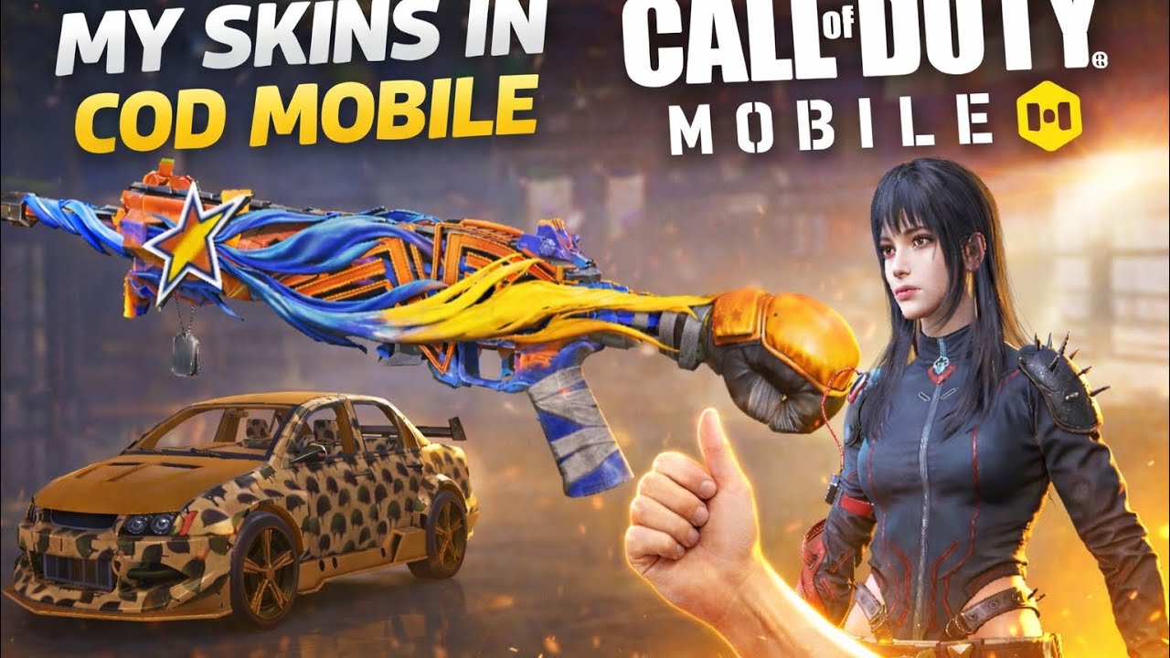 I'm showing my skins on a new call of duty mobile account.