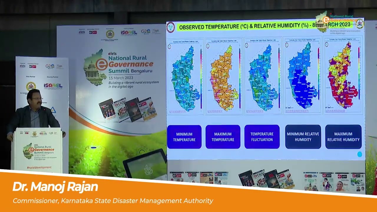 Dr. Manoj Rajan, Commissioner, Karnataka State Disaster Management Authority