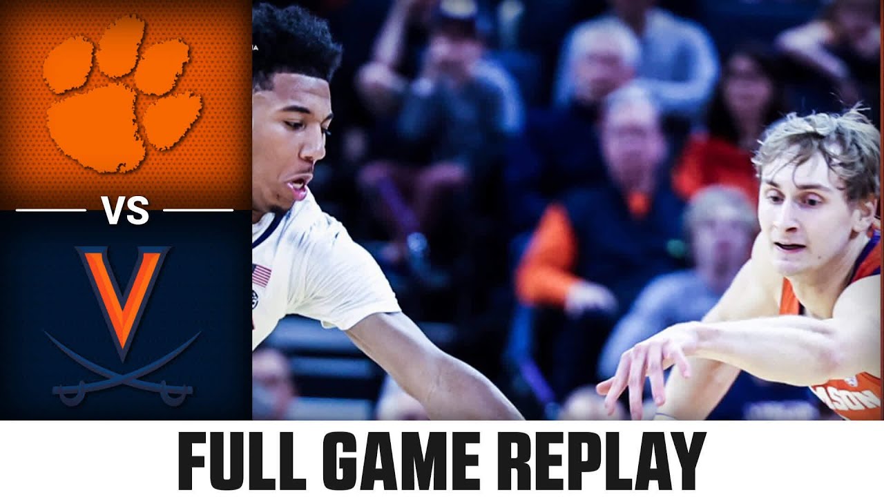 Clemson vs. Virginia Full Game Replay | 2022-23 ACC Men’s Basketball