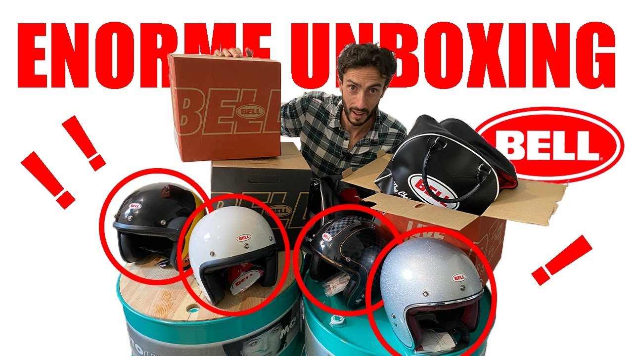 Unboxing du Casque Jet Moto Bell Custom 500 : On sort toute la gamme 📦📦