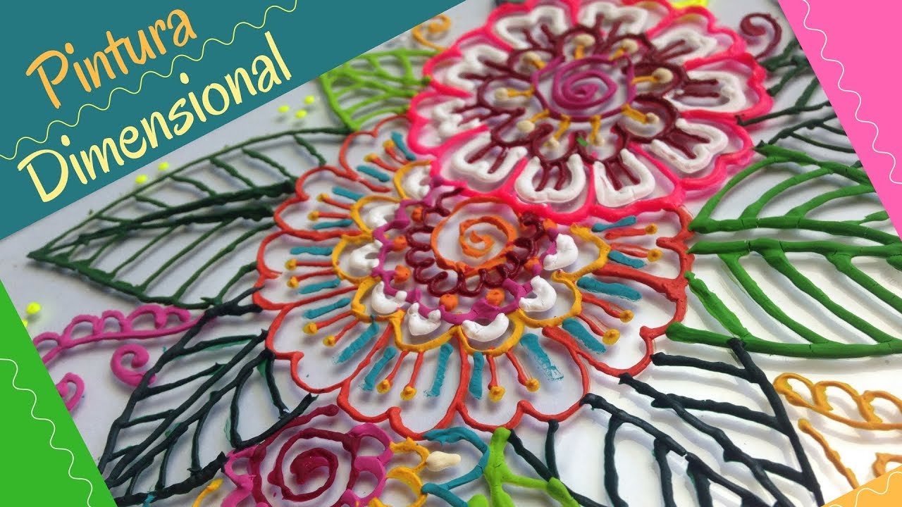 Como Espesar Pintura Acrílica para usarla como Dimensional
