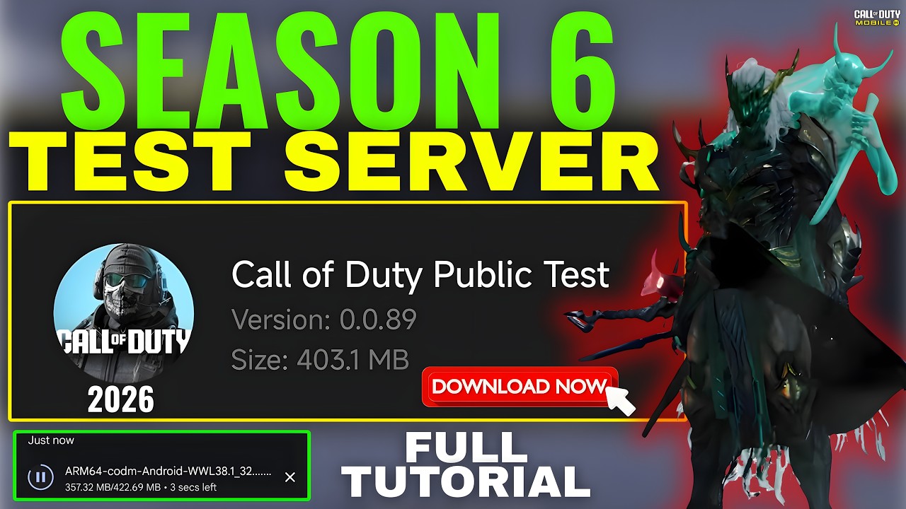 Season 6 Test Server Cod Mobile 2026 | How to Download | New Latest Version Download link