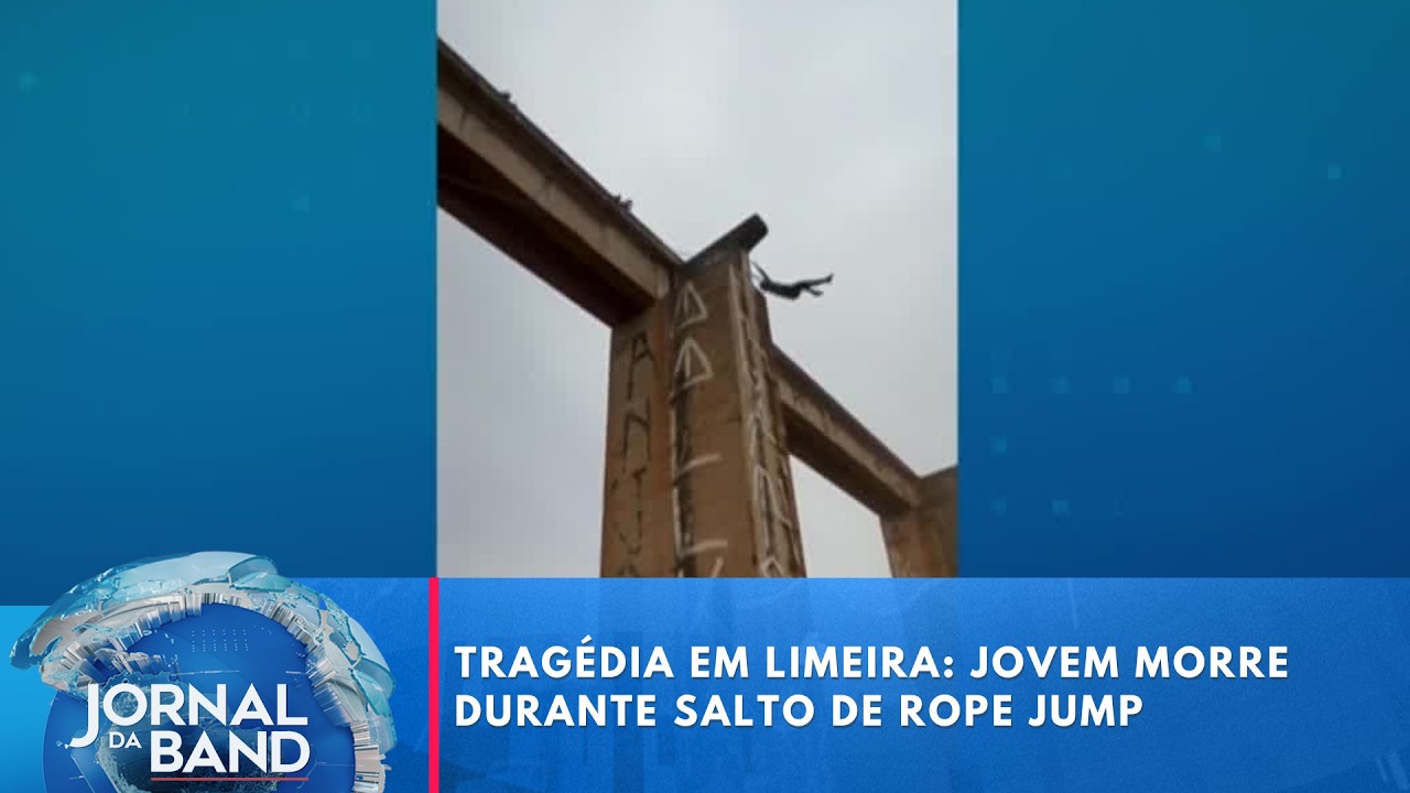 Jovem morre ap&oacute;s ser lan&ccedil;ada de ponte sem corda em salto | Jornal da Band