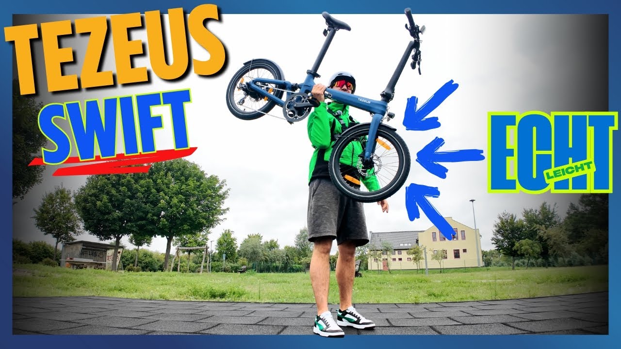 Tezeus Swift 🚴‍♂️ Die Mini-E-Bike Rakete 2025? Kompakt, leicht & kraftvoll! #ebike #faltbike #tezeus