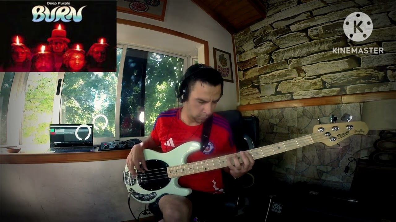 Deep Purple Burn Bass Guitar Cover  Whit Backing track