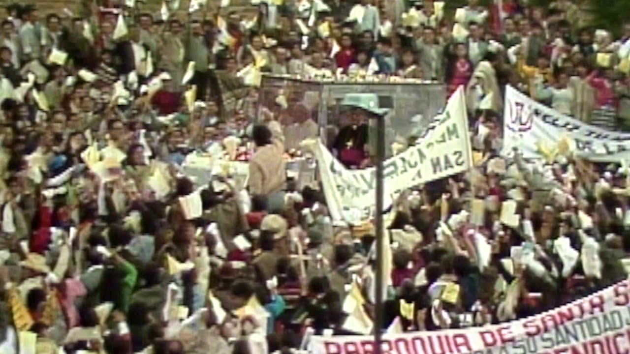 Juan Pablo II - Chiquinquirá, 3 julio de 1986