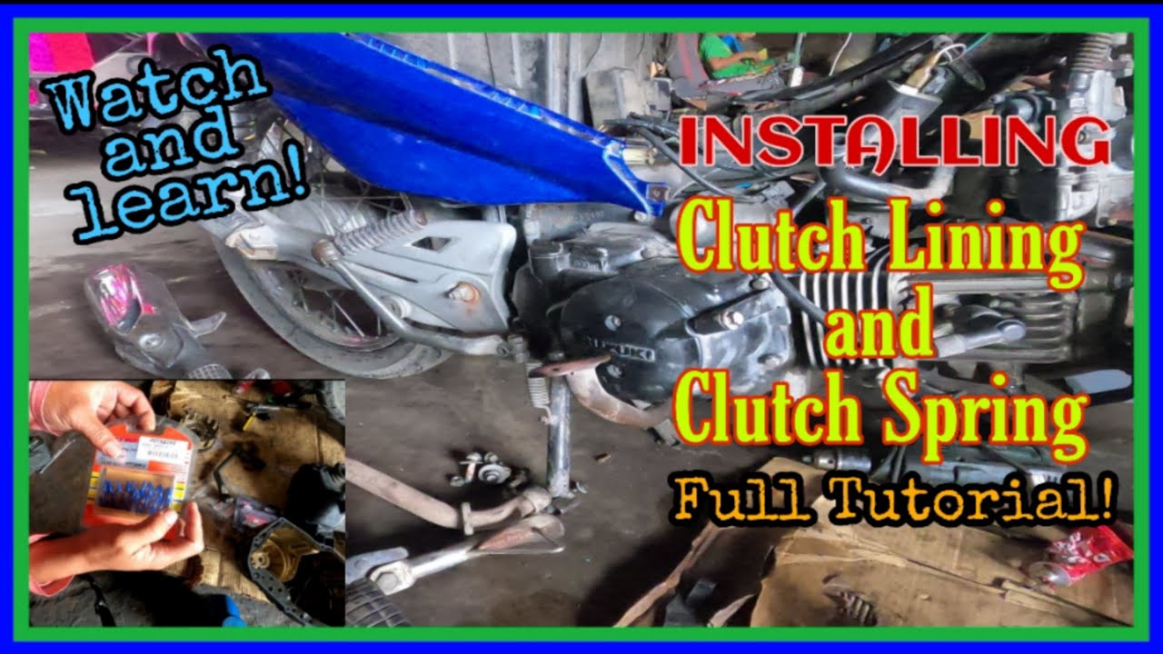 Smash 115 || Clutch Lining and Clutch Spring installation
