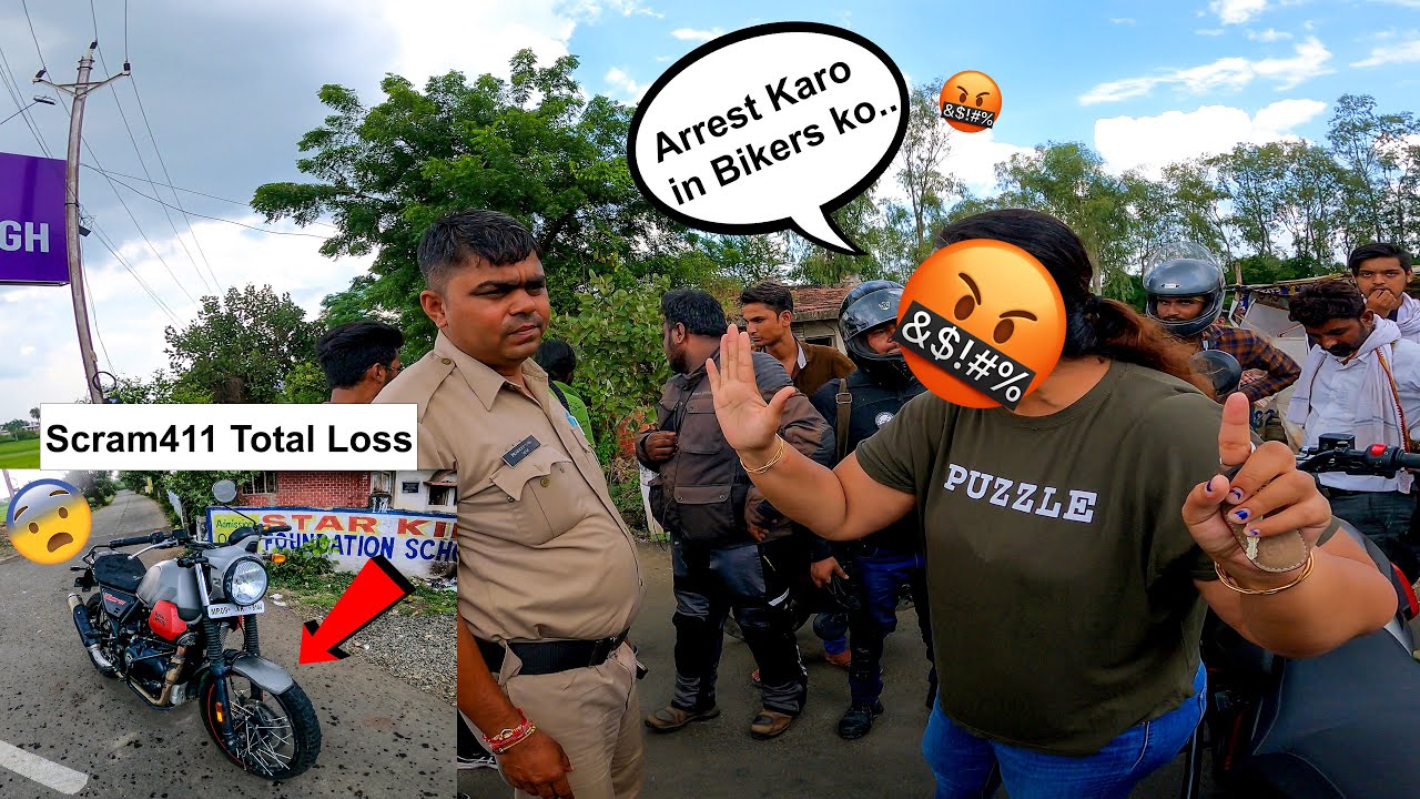 Extreme Road Rage After Deadly Accident 😱😭| Police Tried to Arrest us 🤬🤬 | Angry aunty vs Bikers