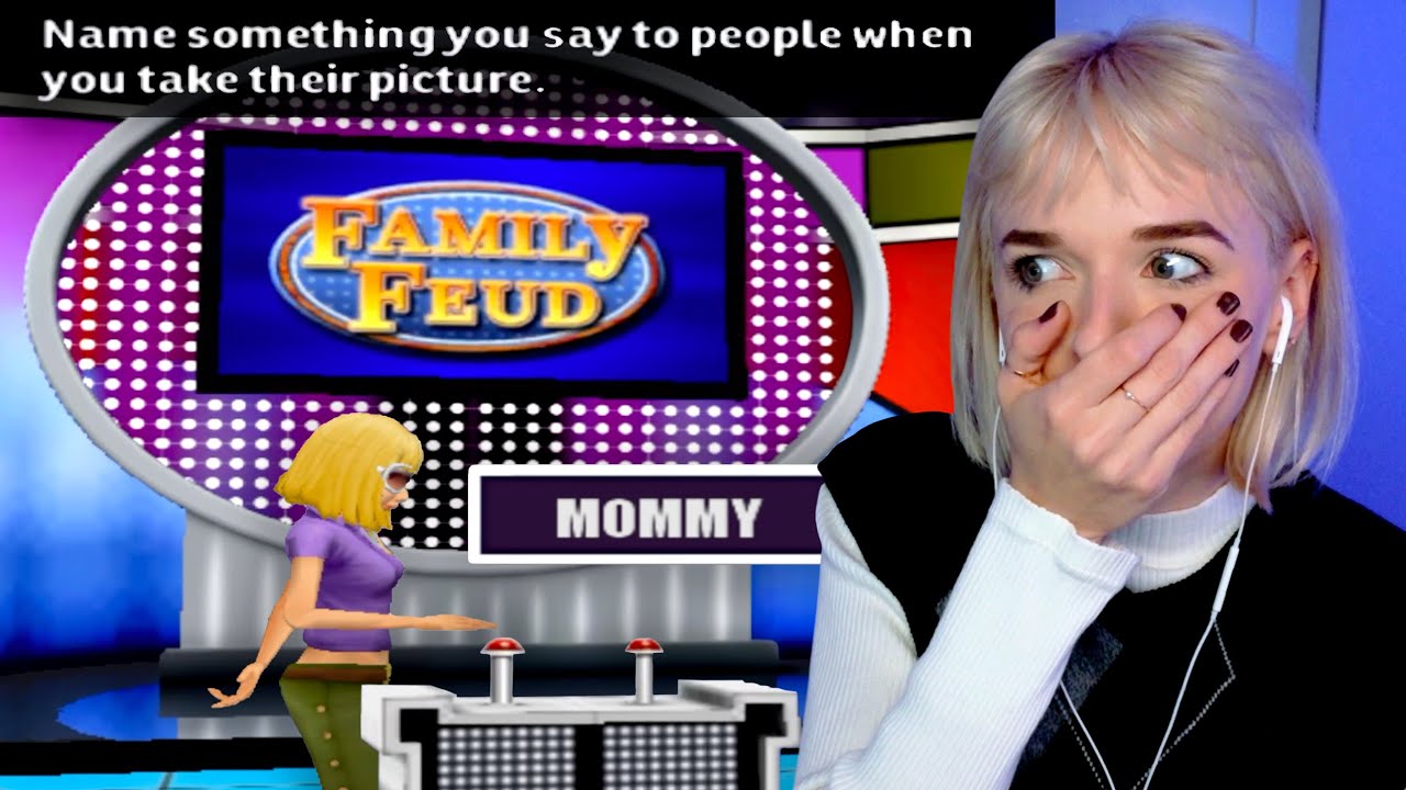 играю в игру Family Feud для Wii 2010 года
