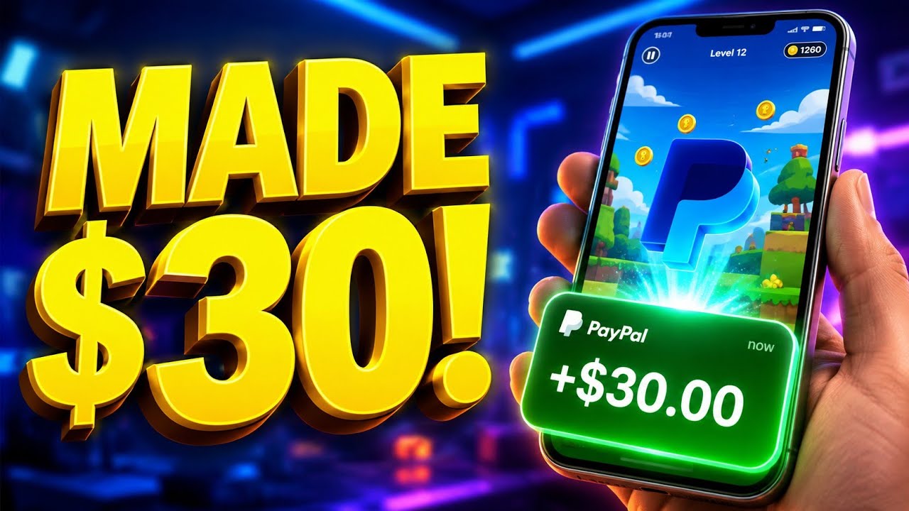 Free PayPal Money 2026: I Made $30 Playing A Simple Game! (Live Proof)