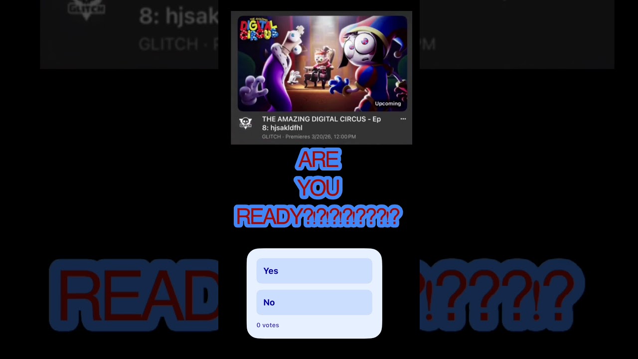 ARE YOU READY????!!!!! #tadc #tadcep8 #tommorrow #scared #excited #gooseworx