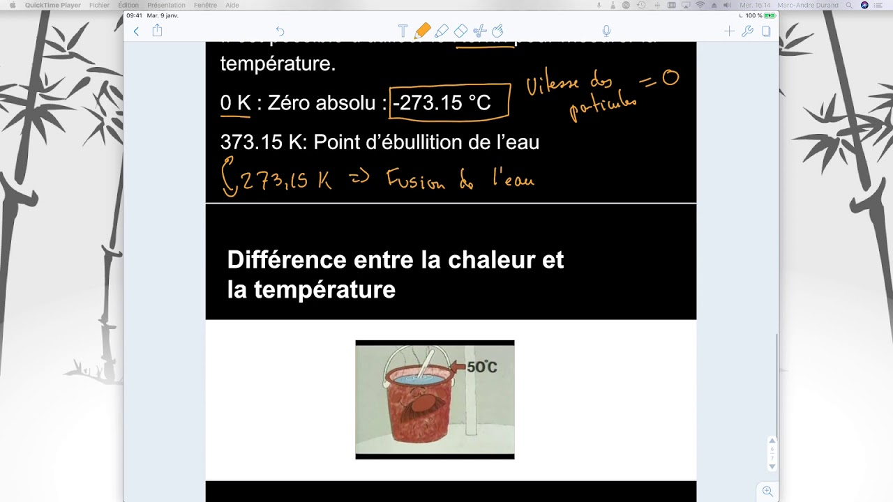 Sec1 - La temp&eacute;rature