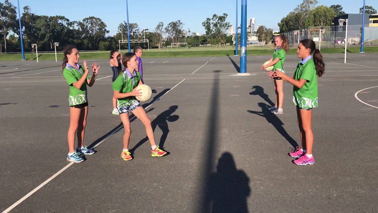 Netball Figure 8 Drill