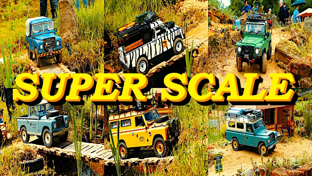 RC Super Scale Crawler Action 2025 🚙💨 | Realistische Offroad Parcours Defender in 4K