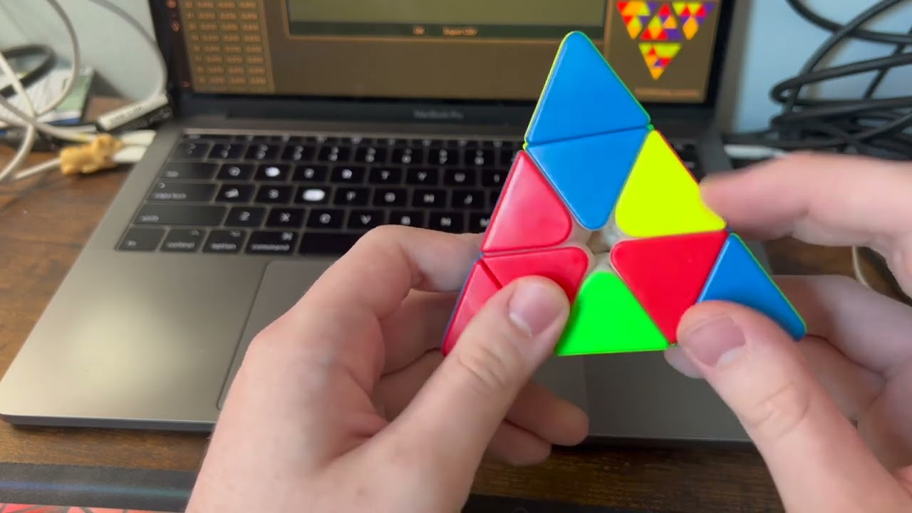 Pyraminx No Bar Walkthrough Solves