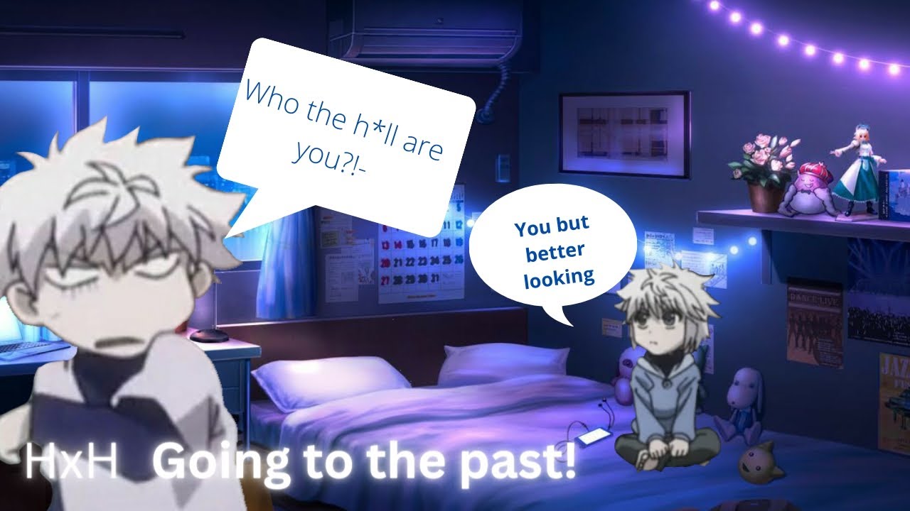 Killua and Y/N go to the past!|Killua × Listener|Disclaimer:Their are some cus words involved😅