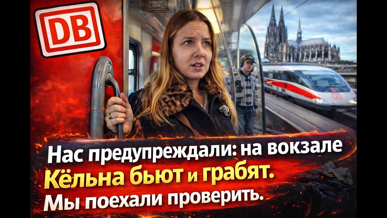 Нас предупреждали: на вокзале Кёльна бьют и грабят. Мы поехали проверить!