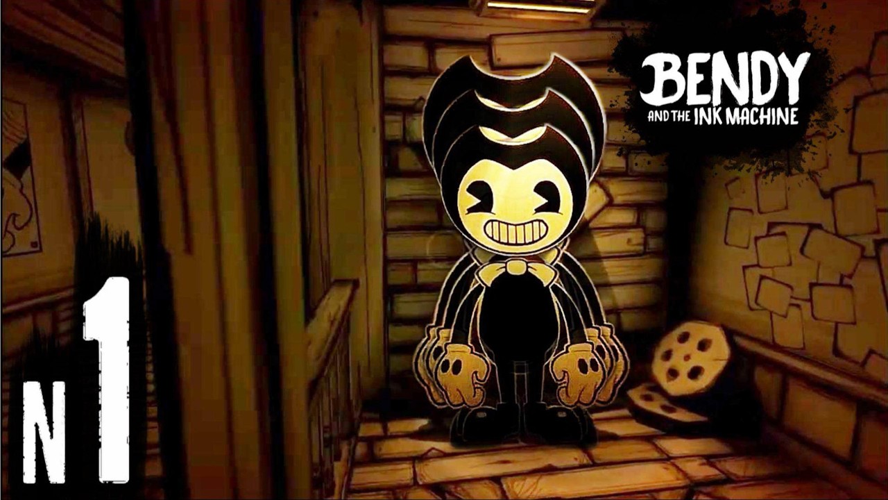 Оно меня съест в игре BENDY AND THE INK MACHINE #1