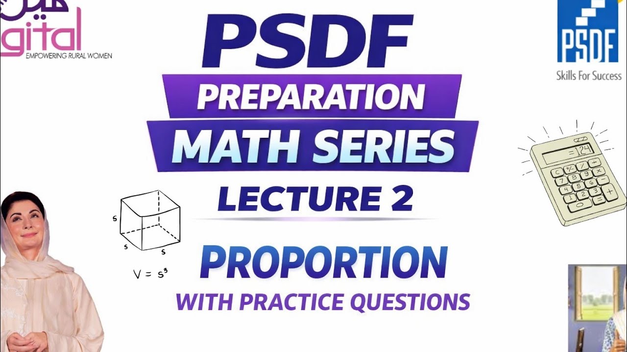 PSDF Preparation Math Series | Lecture 2 | Proportion with Practice Questions | Complete Concept