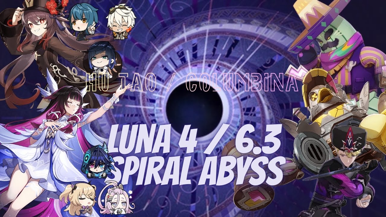 Spiral Abyss Luna 4 / 6.3 Floor 12 | Hu tao & Columbina F2P Team (build ampas juga bisa) 