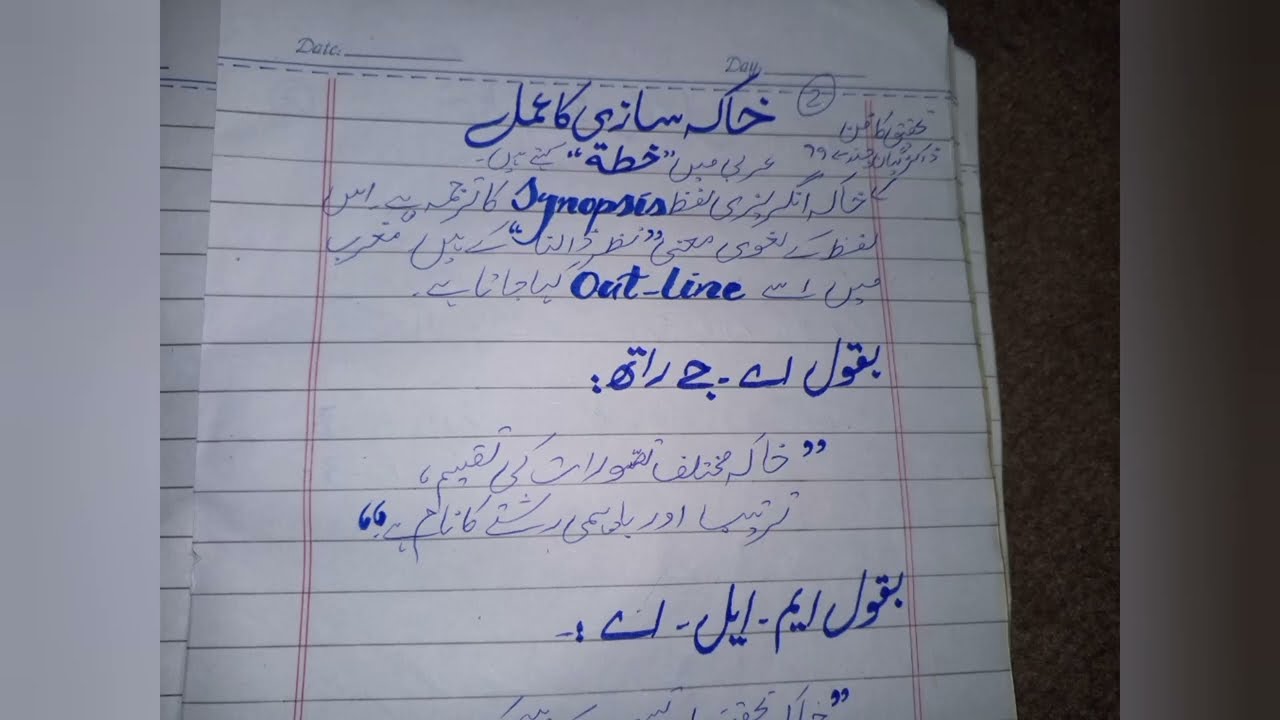 khaka saazi ka Amal ..tehqeeq تحقیق کا بنیادی حصہ ،خاکہ سازی کا عمل#urduadab #urdu