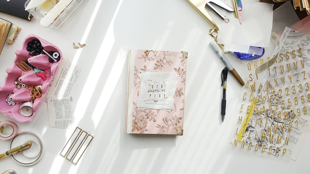 How to make an altered book art journal