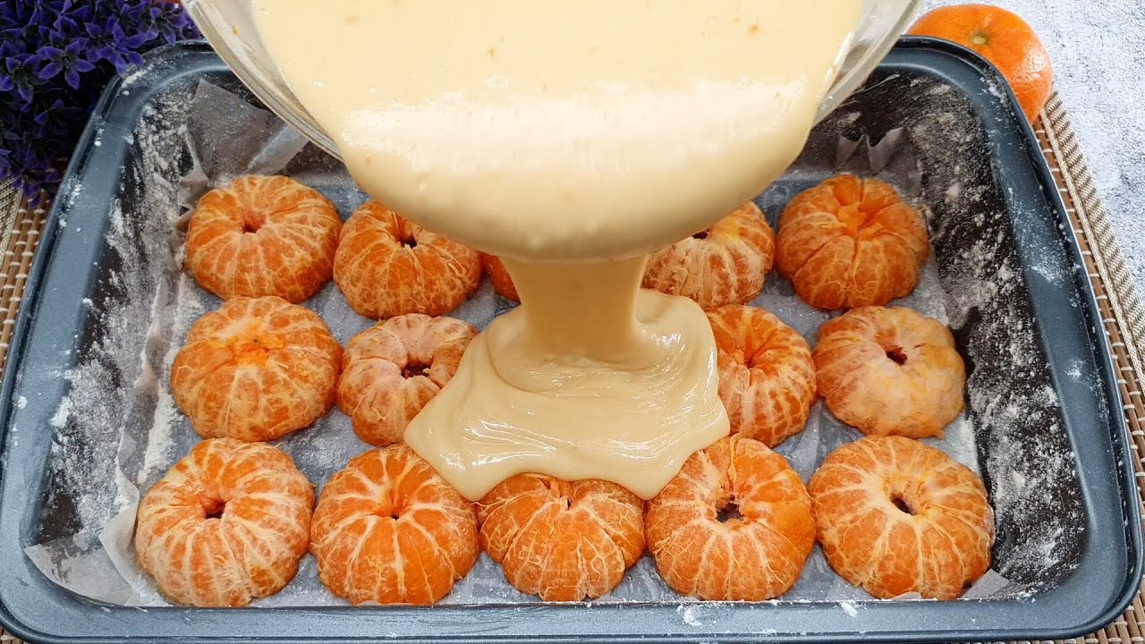 Если у вас есть мандарины 🍊 приготовьте этот восхитительный торт! ОЧЕНЬ ПРОСТО Вкусный рецепт