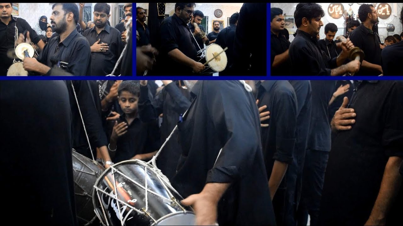 Damam inside chhota imam bargah kharadar 9 muharram 2017