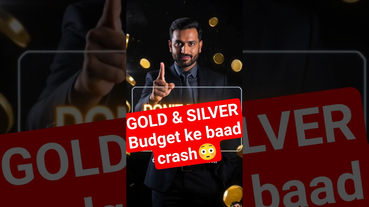 Gold & Silver Crash After Budget 2026 😳#shorts #gold #silver #budget2026 #investment