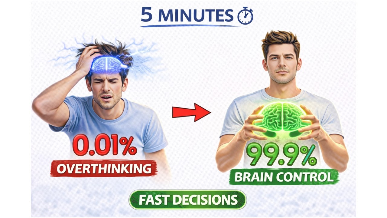 Stop Overthinking Make Better Decisions in 5 Minutes (Simple System)