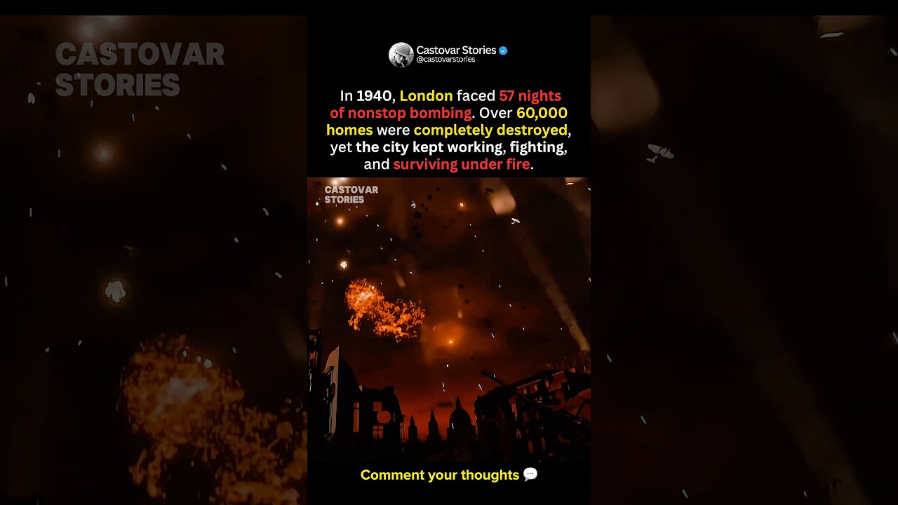 London Under Fire (Blitz 1940) #shorts