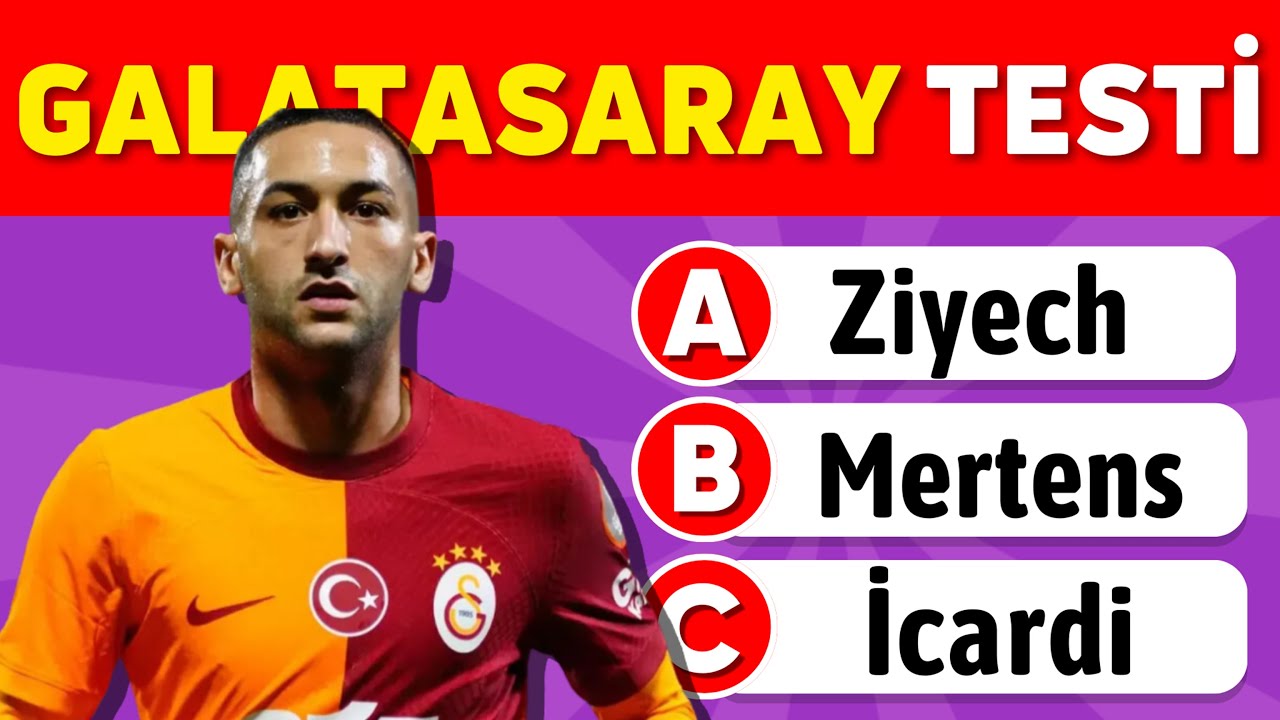 GALATASARAYI NE KADAR İYİ TANIYORSUN?⚽ | Galatasaray Testi🧠