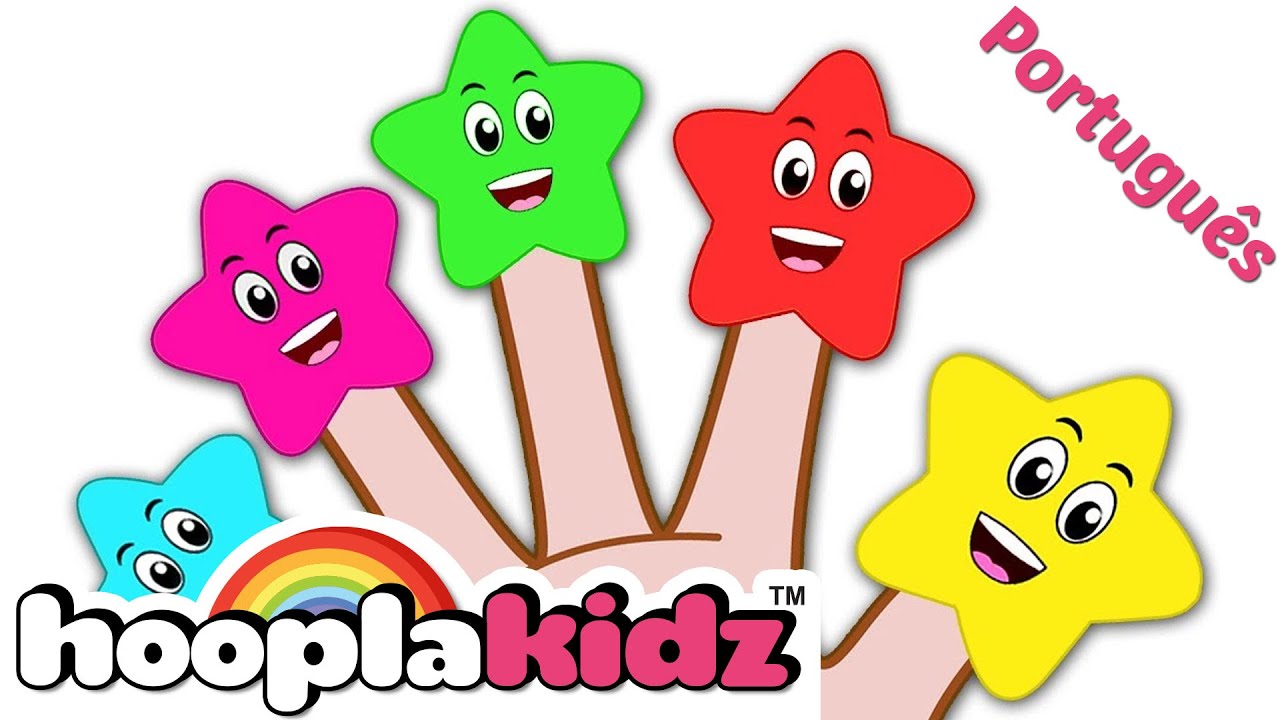 A Família Dos Dedos Dad Estrelas | Músicas Infantis ⭐ | HooplaKidz Brasil