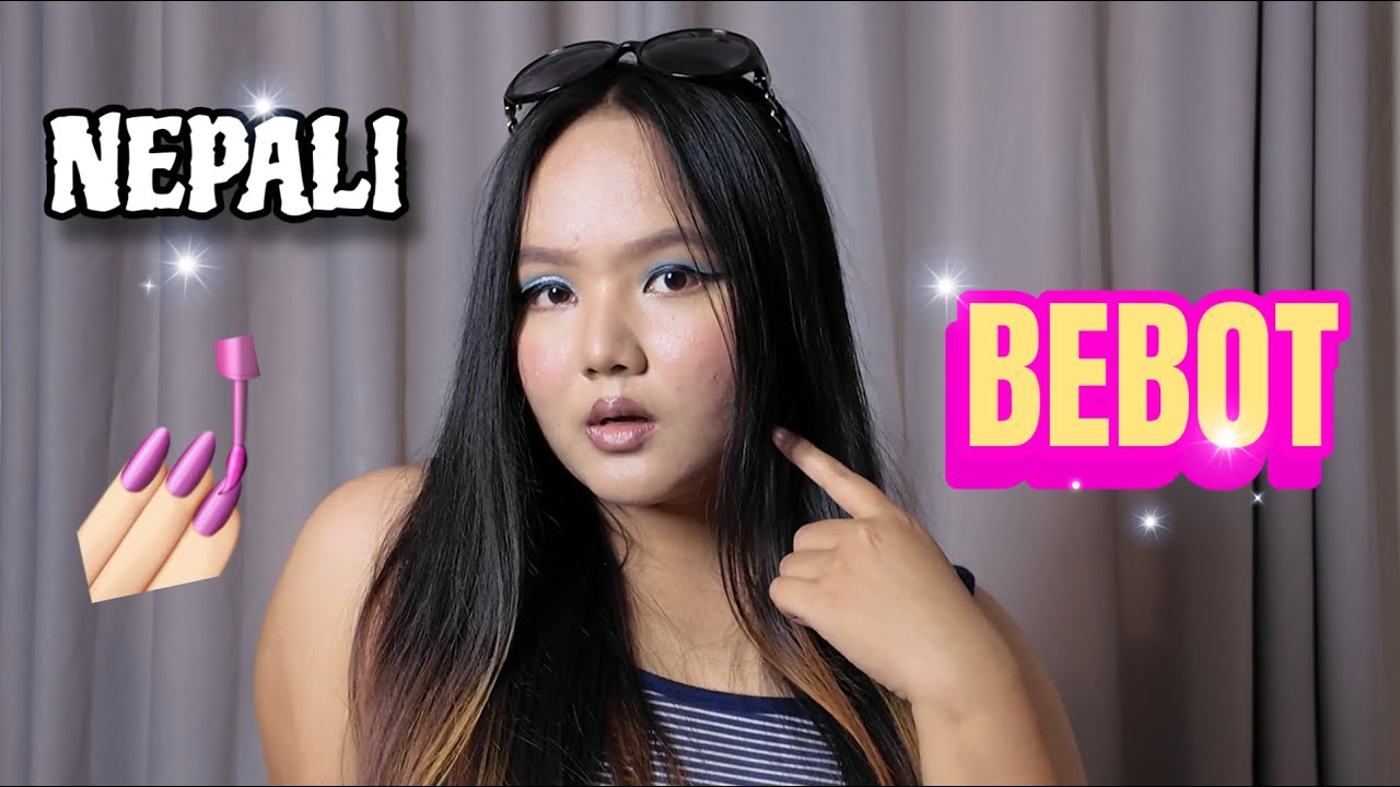 Trying the Viral Filipino “Bebot” Makeup Trend | Nepali Edition🇳🇵🇵🇭✨ #luvsneha