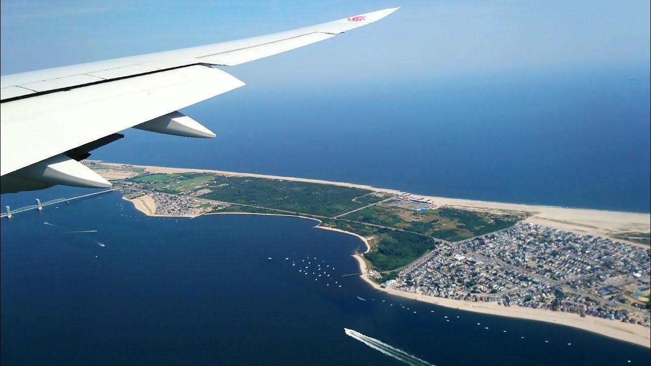 [4K] AIR CHINA I JFK Approach & Landing (Boeing 747-8i)